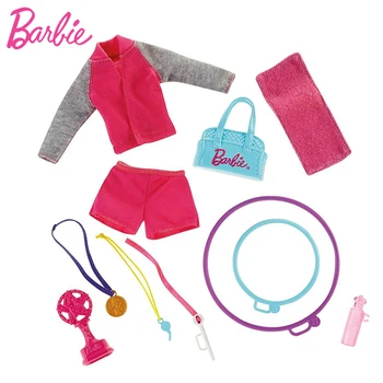 Barbie Originaler Gymnastik Træner Pige Fyrster Dukke Amerikansk Pige Dukker Boneca Brinquedos Til Fødselsdag Gave Legetøj Juguetes DKJ21
