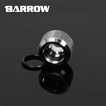 Barrow Gratis Fragt Valg Hvid Sort Sølv Rød OD12/14/16mm Hårdt rør montering hånd klemringsforskruning hårdt rør