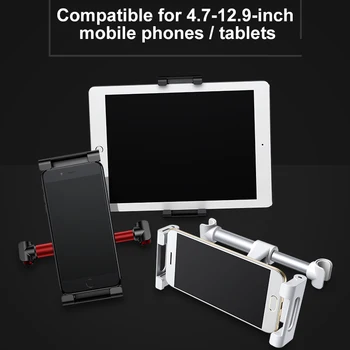 Baseus Bagsædet Mount Bil Holder Til iPhone 7 iPad Samsung S8 Tablet 360 Graders bagsædet Mobiltelefon Holder Stand