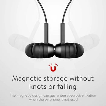 Baseus S06 Neckband Bluetooth-Hovedtelefoner Trådløse hovedtelefoner Til Xiaomi iPhone øretelefoner stereo auriculares fone de ouvido med MIC