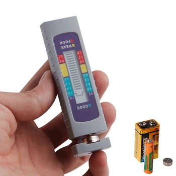 Batteri Tester Digital Kapacitet Tester Checker Til Lithium Batteri AA/AAA/1,5 V 9V Strømforsyning Tester måleinstrument Værktøjer