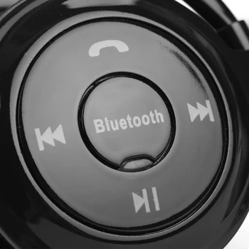 BBGear Mini Bluetooth-Hovedtelefon w/ Håndfri MP3-Afspiller Trådløse Stereo-Sports Headset Støtte TF/SD-Kort FM Hovedbøjle Hovedtelefoner