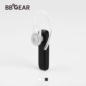 BBGear Stereo Bluetooth Headset Mini Øre-krog Øretelefon Business-Hovedtelefoner med Håndfri Mikrofon Universal Hovedtelefon til iPhone