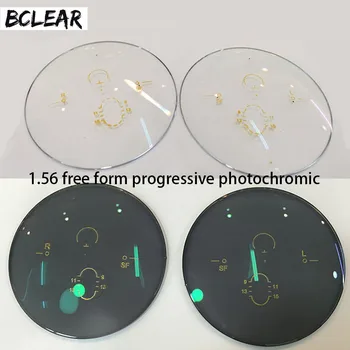 BCLEAR 1.56 Kamæleon Freeform Multi-Focal Progressive Fotokromisk Overgange Linse for Nærsynethed og Presbyopi Læsning Briller