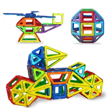 BD 110pcs Mini Magnetiske Designer-byggesæt Model & Bygning Toy Plast Magnetiske Blokke Pædagogisk Legetøj For Børn Gave