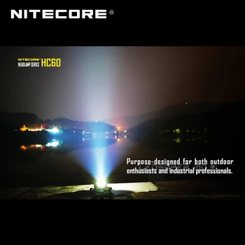 Bedst Sælgende Nitecore HC60 1000 Lumen CREE XM-L2 U2 LED USB-Genopladelige Lygte med 3400mAh 18650 Batteri