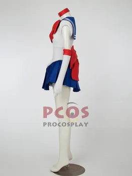 Bedste Pris ~ Tsukino Usagi Serena Fra Sailor Moon Cosplay Kostume og hovedet tilbehør & Støvler mp000139