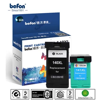 Befon Re-Fremstillet 140XL 141XL Udskiftning af blækpatroner til HP 140 141 HP140 for Photosmart C4583 C4283 C4483 C5283 D5363