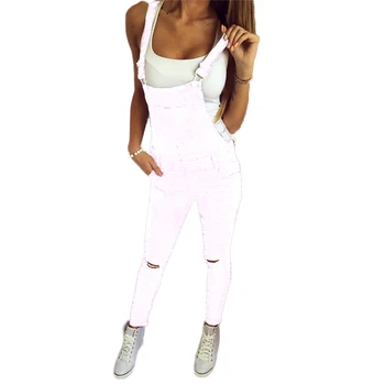 BEFORW Brand Jeans Kvinder Denim Buksedragt Romper Arbejdstøj Casual Lange Bukser Sort Hvid Denim Bukser med Bred Ben Rompers Kvindelige