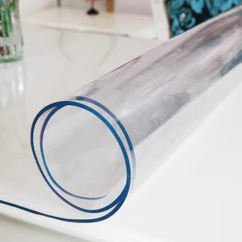 Beibehang blød PVC glas vandtæt varmeledningsevne plast duge og mats gennemsigtig mat PVC-ark mat