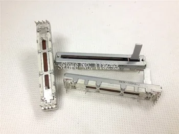 [ bella ]ALPER Slide Potentiometre 6 cm dobbelt 100KB * 2 akse, længde 15 MM tuner Taipower Locator 8 -pin--10stk/masse
