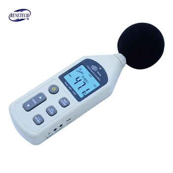 BENETECH Digital Sound Level Meter USB-Støj Tester meter GM1356 30-130dB A/C HURTIG/LANGSOM dB+ Software med bære kassen