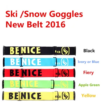 Benice Mærke Ski Goggles Double Lens Anti-Fog Sfæriske Professionelle Mænd Kvinder Ski Briller Maske Flerfarvet Snowboard Goggles