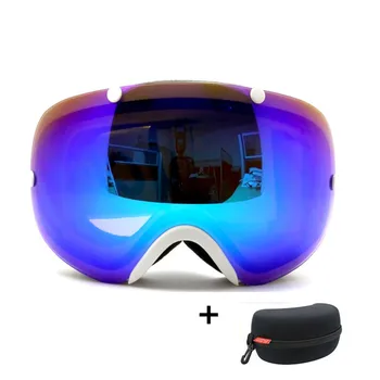 BENICE Nyt Design, Anti-tåge Ski Briller/UV - Beskyttelse, Multi-Farve dobbelt linse ski Snowboard ski briller magnetiske ski goggles