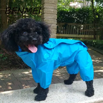 BENMEI Pet Stor Hund Regnjakke Tøj Til Små Hunde Udendørs Frakke Waterpoof Bamse Hund Regn Jakke Til Stor Hund, Regn Tøj