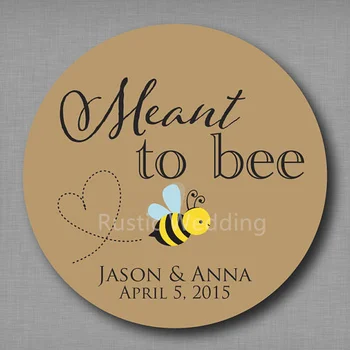 Beregnet til at Bee Honey Fordel Etiketter Beregnet til at Blive Klistermærker Mason Jar-Tags Label Personlige Bryllup Favoriserer Klistermærker