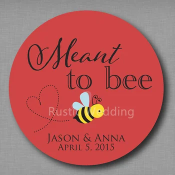 Beregnet til at Bee Honey Fordel Etiketter Beregnet til at Blive Klistermærker Mason Jar-Tags Label Personlige Bryllup Favoriserer Klistermærker