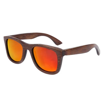 BerWer bambus solbriller 2018 mode polariserede solbriller populære nye design træ-solbriller til gratis fragt