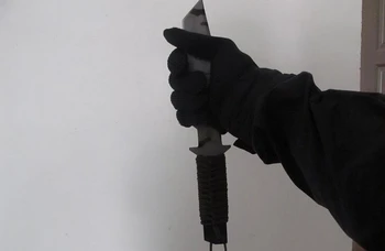 Beskyttelseshandsker af Rustfrit Stål beskyttelse skærefaste handsker stærk anti-ridse glas kniv self-defense anti-kniv handske