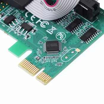 BGEKTOTH PCI at Dual RS232 Seriel DB9 Hurtig Seriel Controller 2-Port-Adapter-Kort + Driver CD