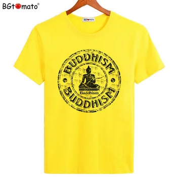 BGtomato Buddhismen shirts New style sommer tøj Hot salg cool toppe til mænd Originale mærke personlighed T-shirts