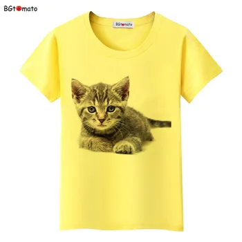 BGtomato Plys live killing t-shirt sommer top 3d-printede t-shirts dejlige tøj sjove t-shirt til kvinder billige salg shirt top tees