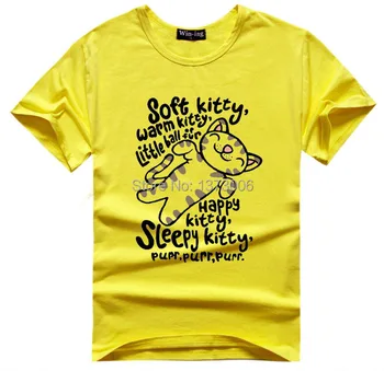 Big Bang-Teorien Fan T-Shirt Sheldon Cooper Bløde Kitty T-Shirts Videnskab Nørd Tee Kat Tshirt Gave
