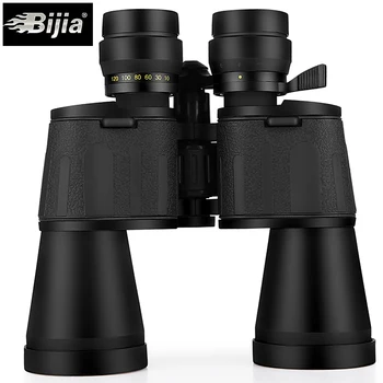 BIJIA 10-120X80 professionel zoom optisk jagt kikkert vidvinkel camping teleskop med stativ interface