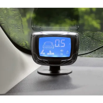 Bil Auto Parktronic LED Parkering Sensor Med 8 Sensorer Omvendt Backup Bil Parkering Radar Skærm Detektor System Display med Baggrundslys