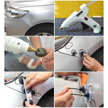 Bil Body Repair Kit Auto Karrosseri Paintless Dent Ding Hagl Instrumenta Til Fjernelse Af Tang Krop Dent & Ding Bridge Aftrækker