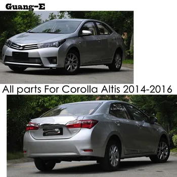 Bil dækning, lydpotte ydre ende udstødningsrøret dedikere rustfri udstødning spids hale 1stk for Toyota Corolla Altis 2016
