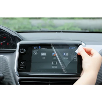 Bil GPS Navigation Screen Film For Peugeot 3008 408 508 For Citroen C4 C3 C5DVD Skærm Beskyttende Anti Ridse Film-Bil Styling