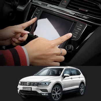 Bil GPS Navigation Screen Glas Stål Beskyttende Film Til Volkswagen VW Tiguan 2017 2018 2016 Kontrol af LCD-Skærmen Mærkat