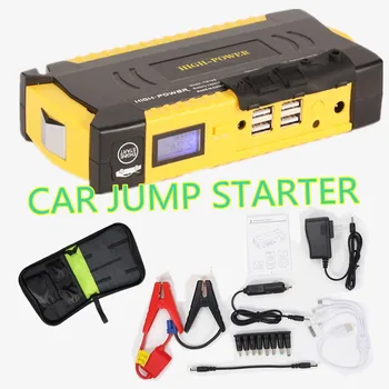Bil Hoppe Starter 12V Pack Portable Power Bank Oplader auto verhicle Batteri Booster Starter Enheden for benzin bil