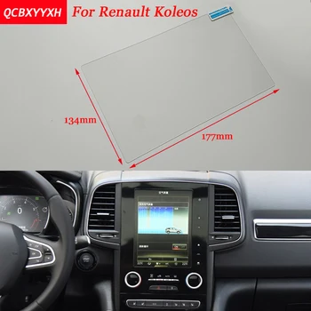 Bil Mærkat 8.7 Tommer GPS-Navigation-Skærmen Stål Beskyttende Film Til Renault Koleos Kontrol af LCD-Skærmen Bil Styling