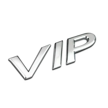 Bil Mærkat Logo Badge VIP Breve Metal 2 Design 2 Farver Til Toyota, Honda, Nissan Teana Tuning Auto Bil Styling Tilbehør