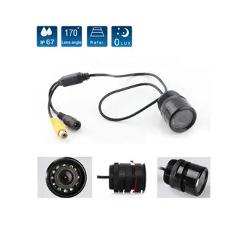 Bil Parkering Bagsiden Vandtæt HD-CCD-Sensor 170Degree 4 LED-Lampe nattesyn Bil Parkering bakkamera Vende Backup-Kamera
