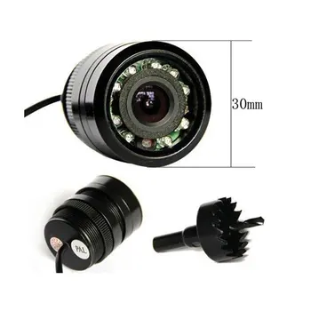 Bil Parkering Bagsiden Vandtæt HD-CCD-Sensor 170Degree 4 LED-Lampe nattesyn Bil Parkering bakkamera Vende Backup-Kamera
