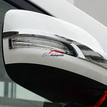 Bil Side bakspejl bagfra Strimler Dække Trim 2STK For Toyota LC FJ200 Land Cruiser V8 LC200 2013 2016