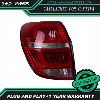 Bil Styling baglygter til Chevrolet Captiva 2009-2016 baglygter LED baglygten bageste bagagerummet lampe dække kørelys+signal+bremser+reverse