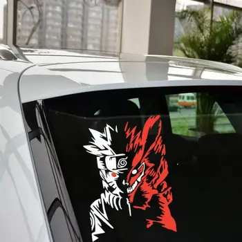 Bil Styling tegnefilm Naruto reflekterende bil stickers/klistermærker Fox Animation For Chevrolet Cruze Ford Focus, volkswagen kia mazda