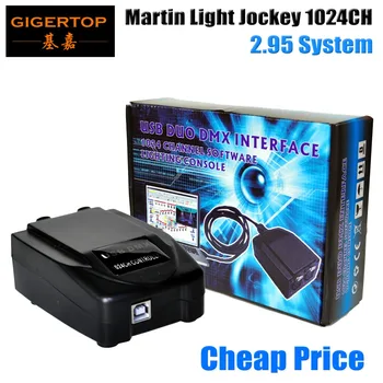 Billige Pris, Martin Light Jockey USB-2.95 1024 DMX-Interface Kanal Software Belysning Konsol USB-DMX PC 3D lyseffekt Live
