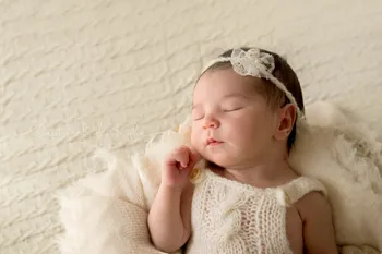 Billigste Baby Sparkedragt Nyfødte i blød mohair Nyfødt fotografering rekvisitter