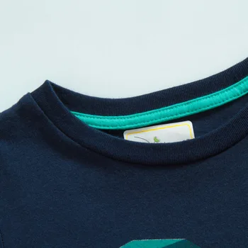 BINIDUCKLING Børn Efteråret Drenge T-shirt Børn Tees Baby Boy T-shirts bluse til Børn med Lang Ærmet t-shirt, Bomuld, Top&Tee