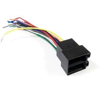 Biurlink Kvindelige ISO Stik Radio Udnytte Kabel-Adapter For Volkswagen, VW, Audi, Citroen