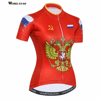 Bjerg Trøje kvinder Bike Jersey 2018 road cykling jersey unge MTB cykel Bluse med Kort Ærme T-Shirts Sports top rød