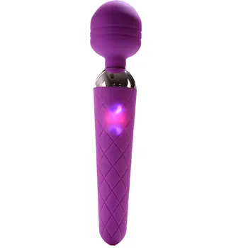 Black wolf Super Stærk mundtlig klitoris vibratorer til Kvinder USB-Genopladelige AV Magic Wand Massager Vibrator Voksen Sex Legetøj til Mænd