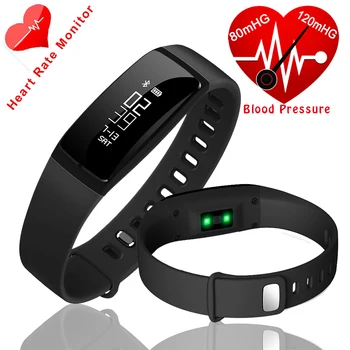 Blodtryk, Se Hjerte Rate Monitor Smart Band Aktivitet, Fitness Tracker-Armbånd Pulsometer Armbånd Til Android, IOS Telefon