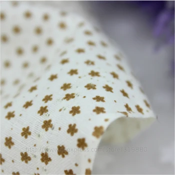 Blomst Bomuld tøj DIY Patchwork-Syning senge BagTalasite Elsker Gul 6 stk Klud boligtekstiler Stof 40*50 cm
