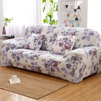 Blomstret Mønster Elastisk Stretch Universal sofabetræk Snit Smide Sofaen Hjørne Omfatte Tilfælde, til Møbler Hjem Indretning Lænestole